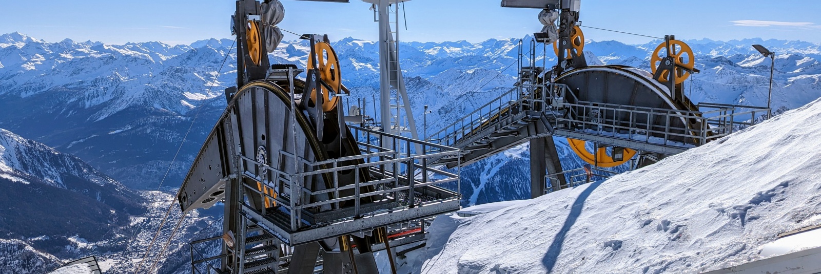 Cu telecabina Skyway din Courmayeur pe Mont Blanc