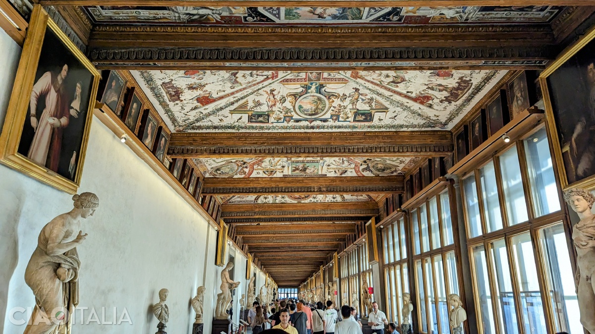 Galeria Uffizi este unul dintre cele mai vizitate muzee din lume.