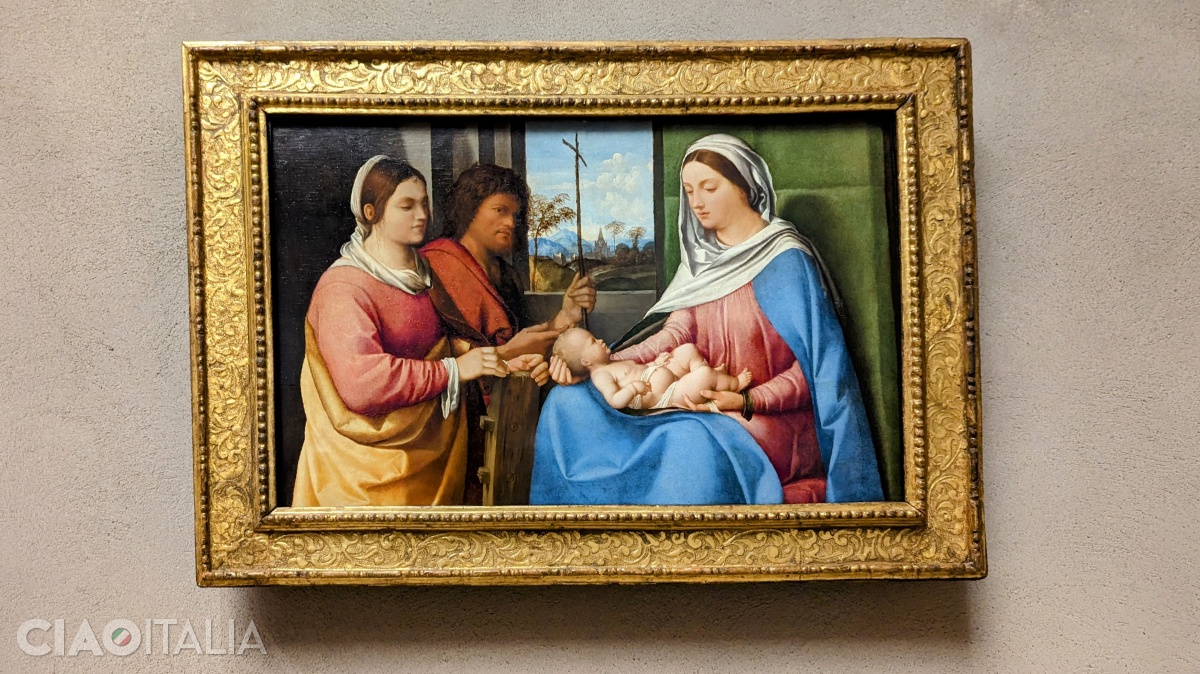 Giorgione - Madona cu Pruncul, Sf. Ecaterina și Sf. Ioan Botezătorul