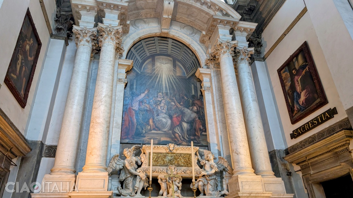 În Bazilica Santa Maria della Salute poți vedea gratuit pictura lui Tițian.