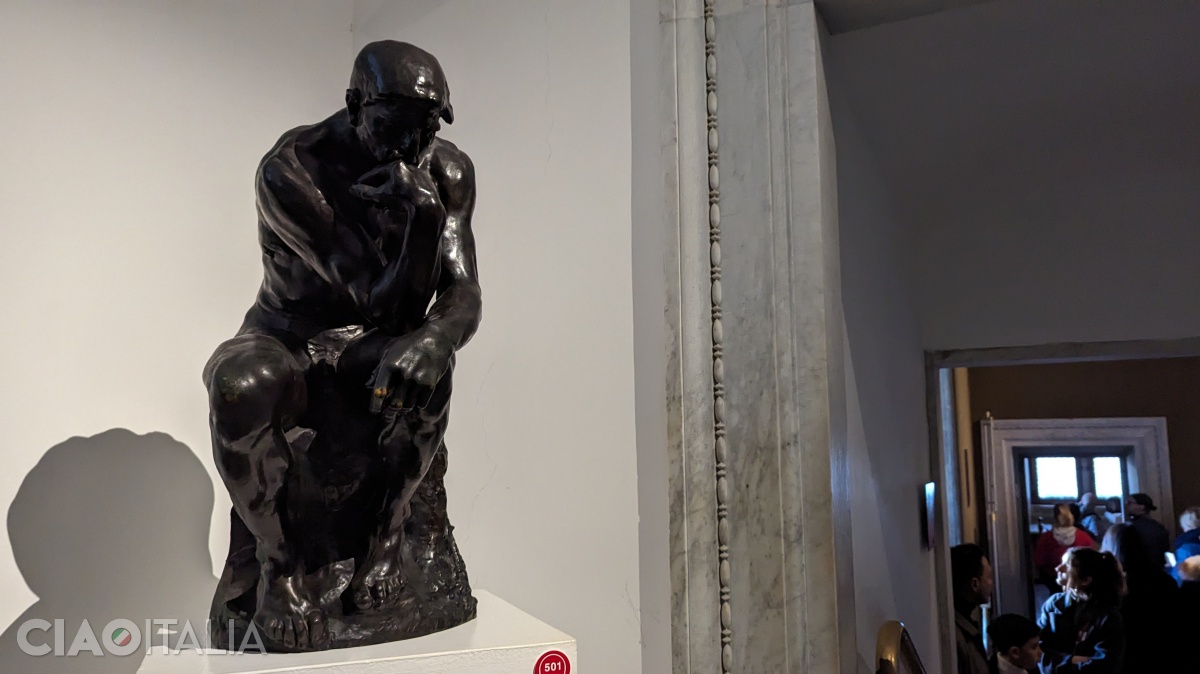 O versiune a Gânditorului lui Rodin
