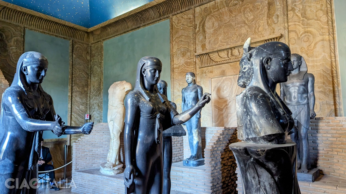 Statui găsite la Vila Adriana din Tivoli