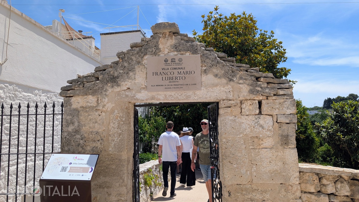 Intrarea &icirc;n Parcul Franco Maria Luberto