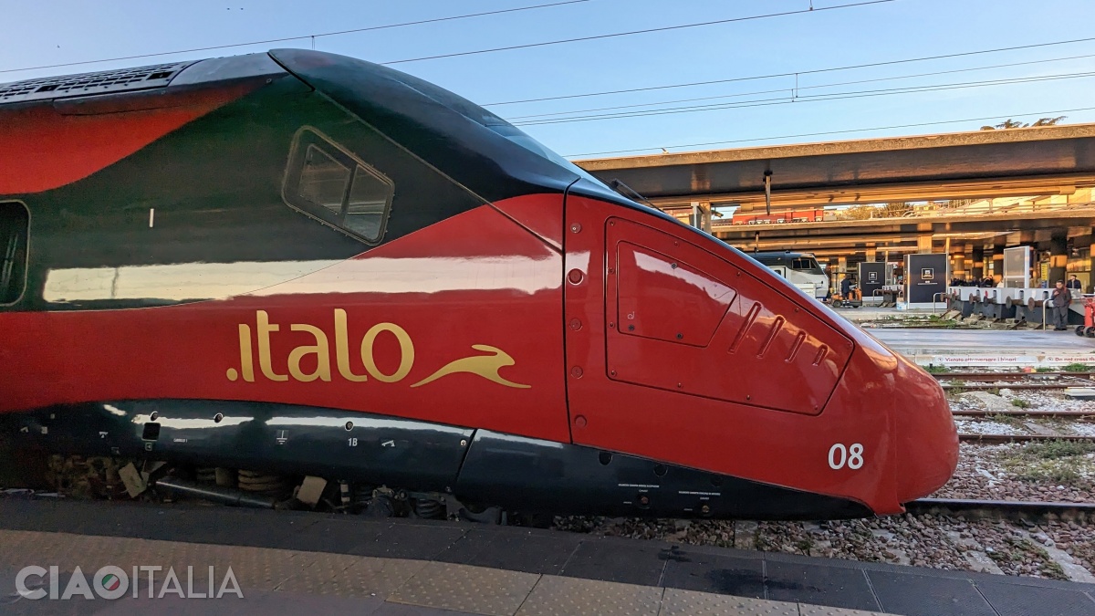 Italo este o companie privată, care concurează cu Trenitalia.
