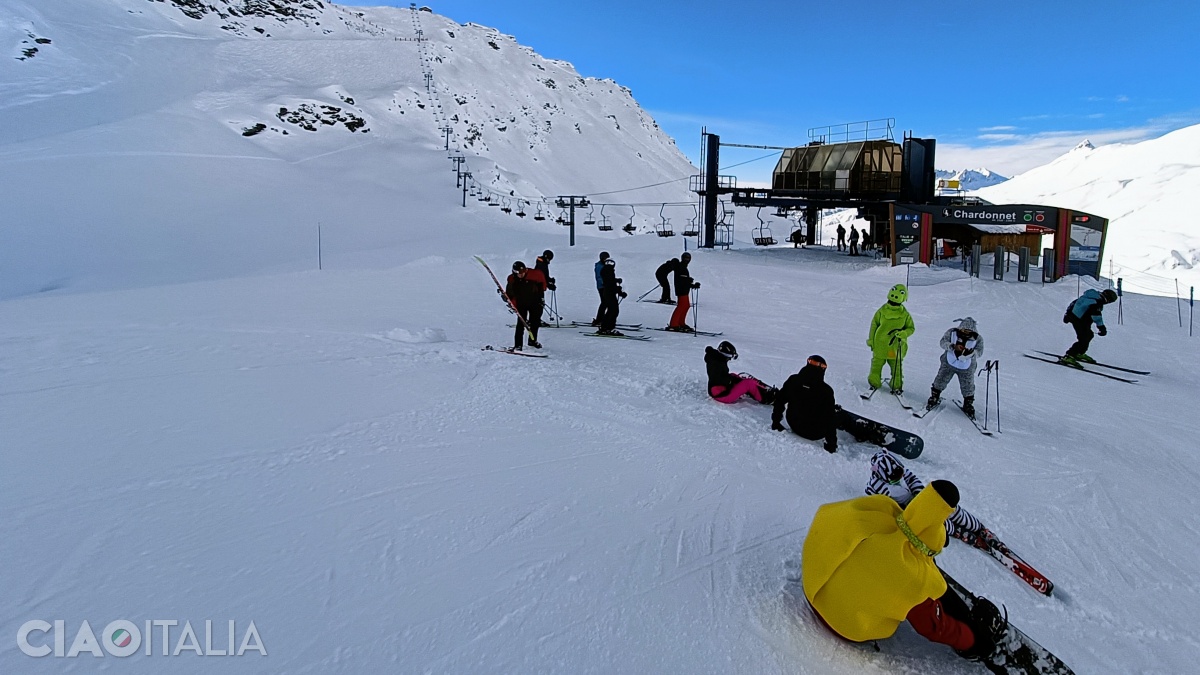 Telescaunul Chardonnet, în La Rosière