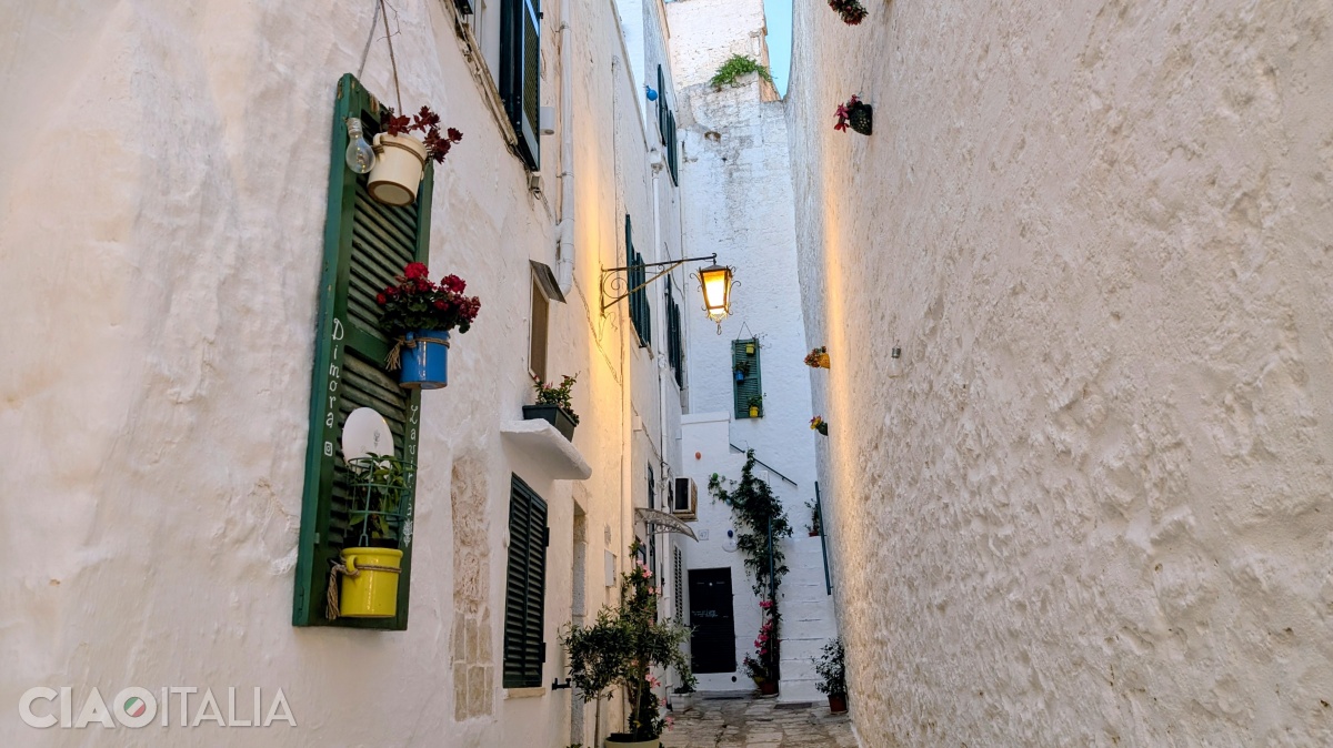 Intrarea în casa de vacanță Dimora Lavinia, situată chiar în centrul istoric din Ostuni