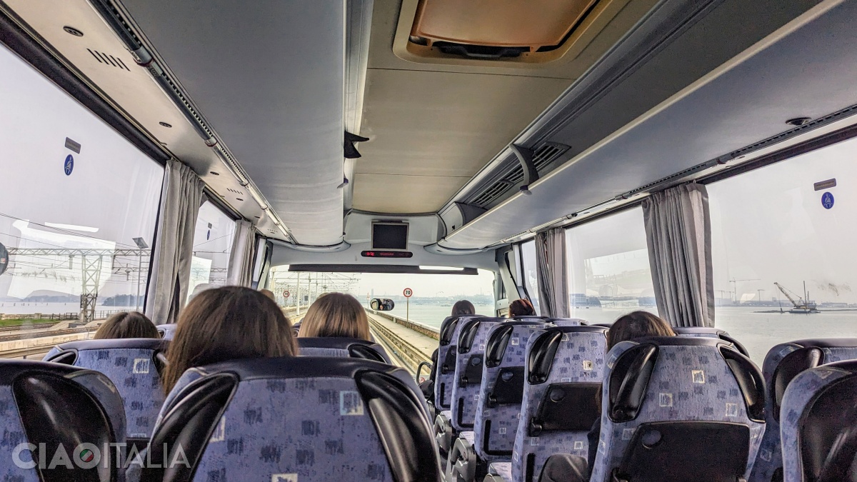În autocar către Veneția