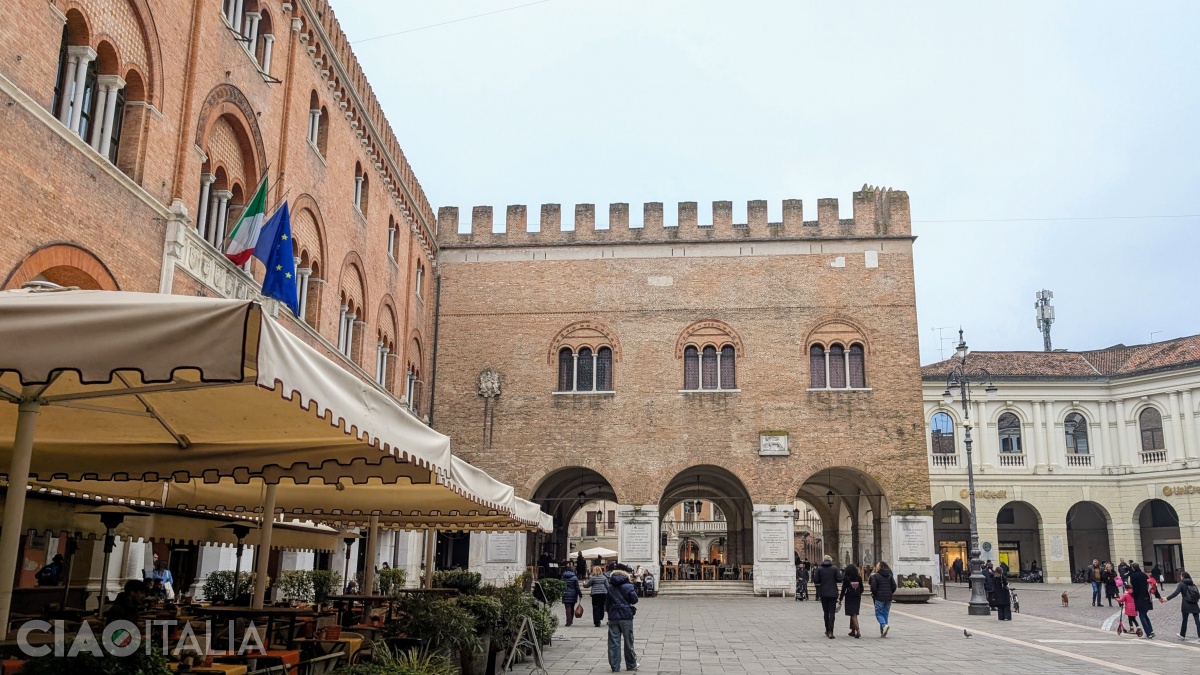Piazza dei Signori într-o zi de ianuarie