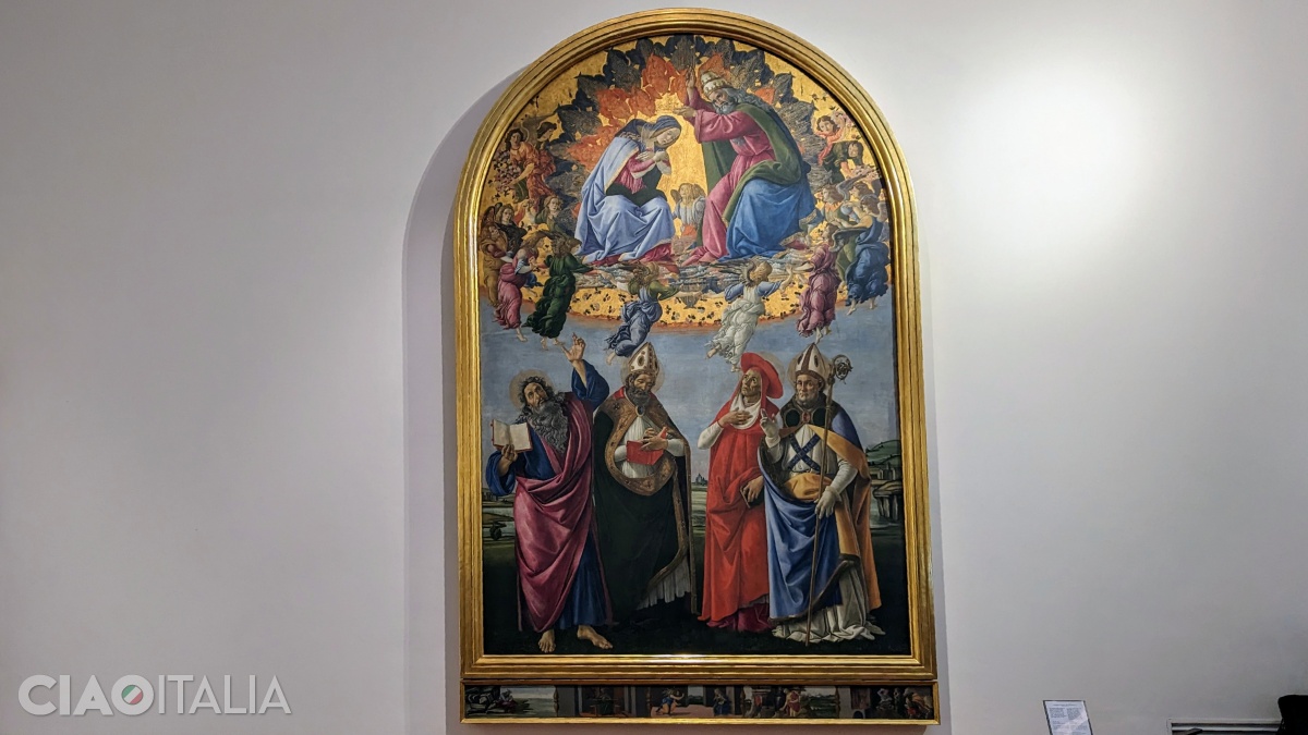 Botticelli - Încoronarea Fecioarei (1488-1490)