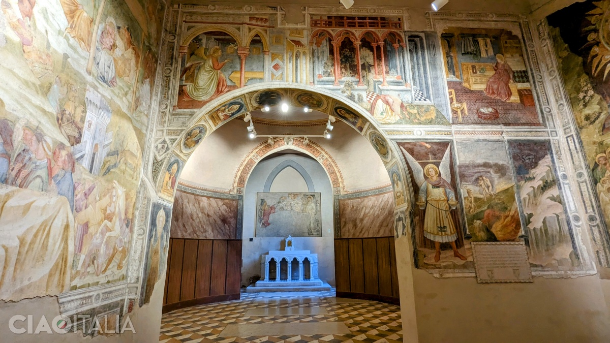 Oratoriul San Michele, cu frescele lui Jacopo da Verona