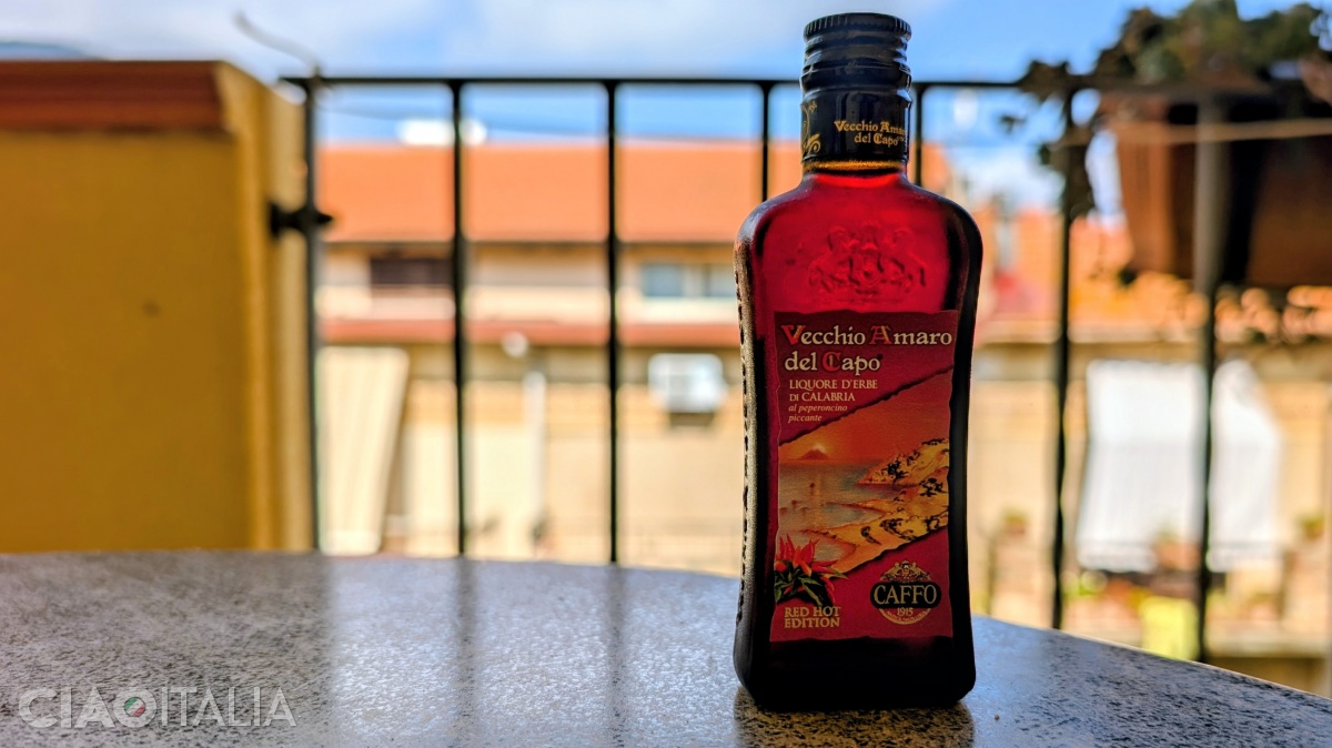Vecchio Amaro del Capo, în varianta...picantă