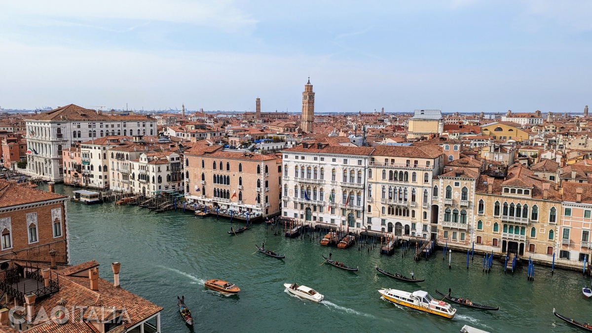 Vederea din cupola Bazilicii Santa Maria della Salute