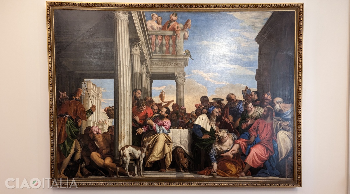 Veronese - Ospăț în casa lui Simon Fariseul (1555-1556)