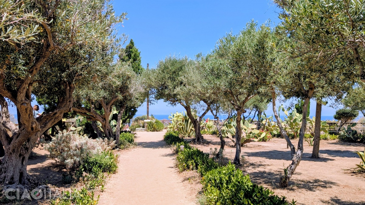 Grădina cu plante mediteraneene și vederi spectaculoase