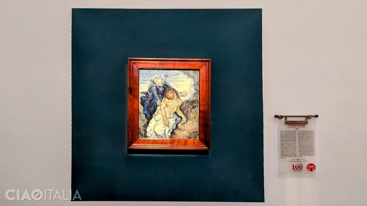O mică sală găzduiește pictura Pietà a lui Van Gogh.