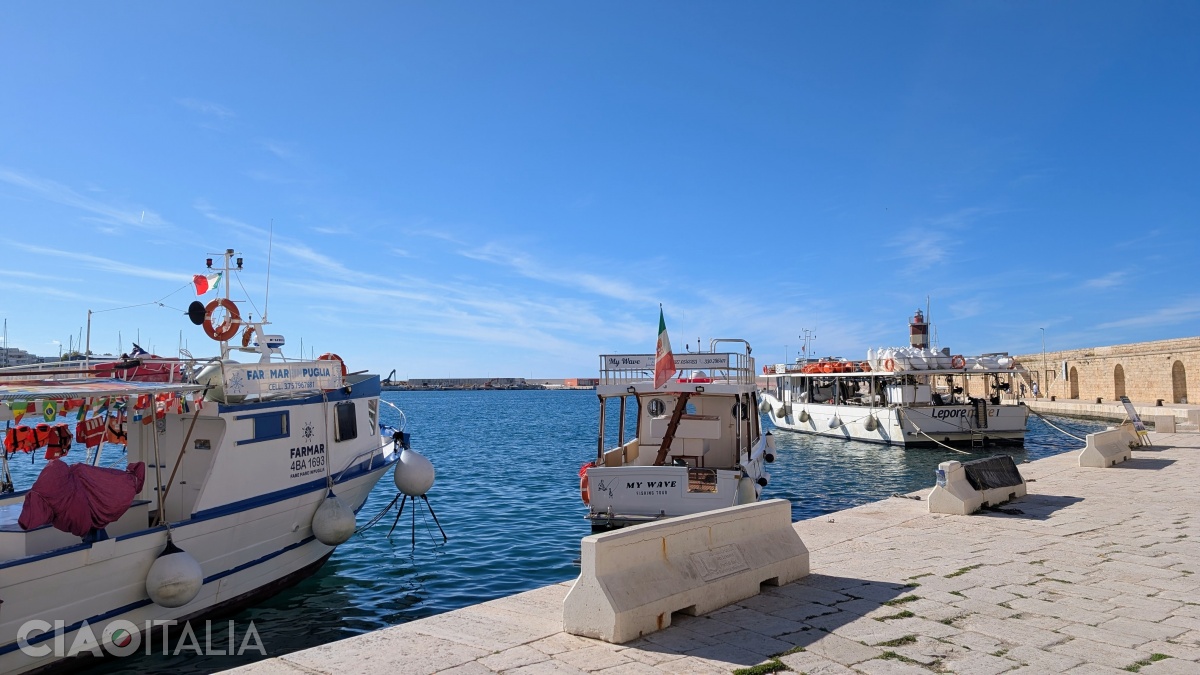 &Icirc;n portul vechi &icirc;și au punctul de plecare multe excursii cu barca.