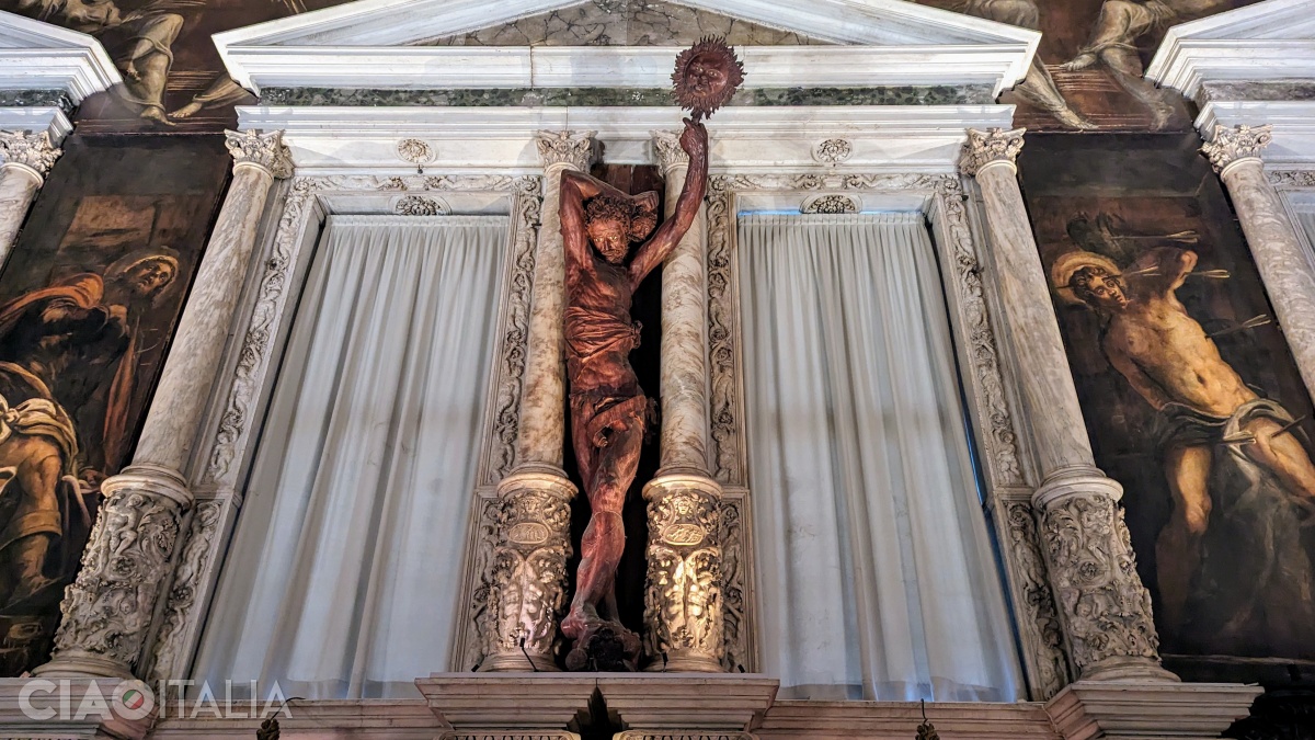 Statuia lui Hercule, realizată de Francesco Pianta