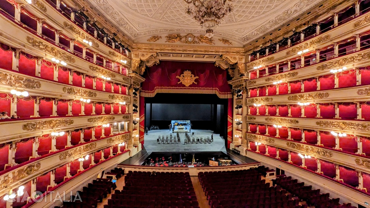 Sala de spectacole a Teatrului Scala din Milano