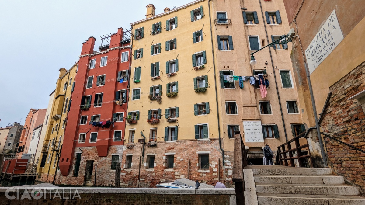 Ghetoul Nou văzut dinspre exterior