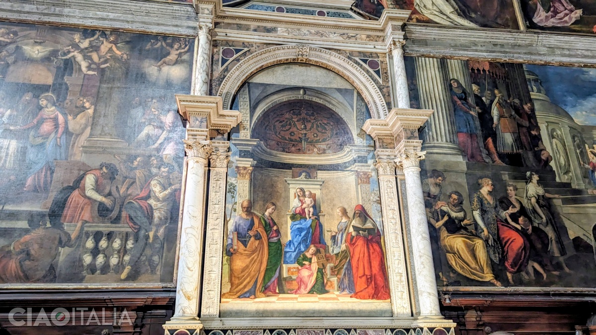 Panoul de altar al Sf. Zaharia - Giovanni Bellini (1505)