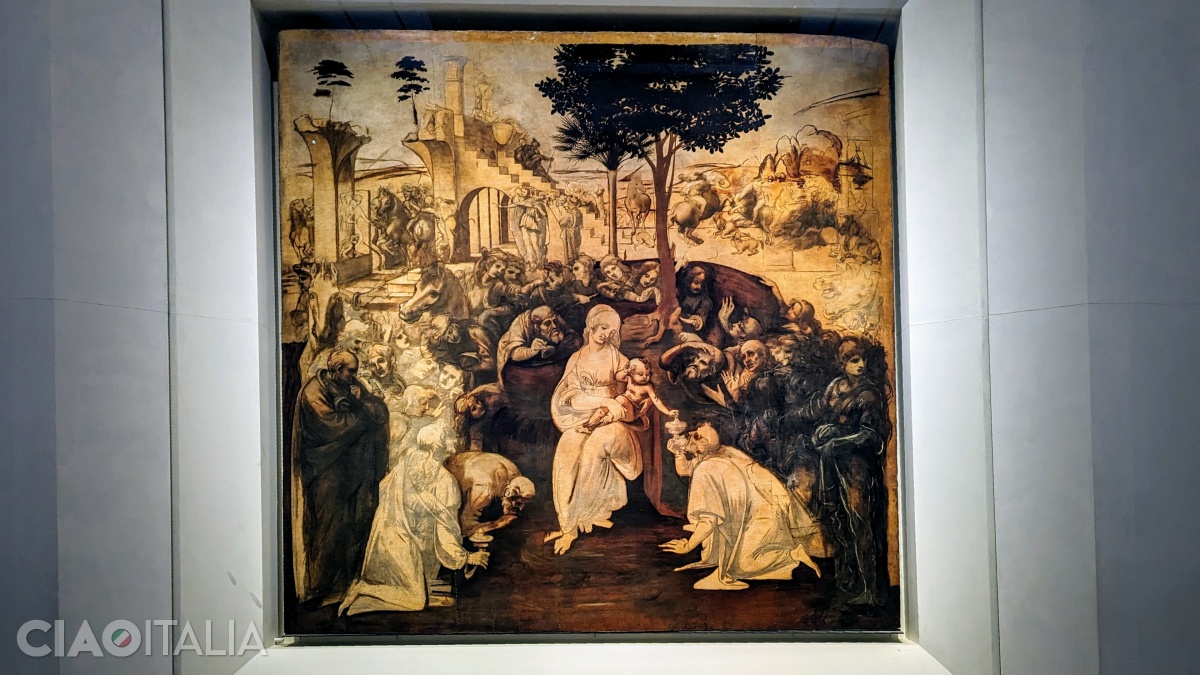 Leonardo da Vinci - Închinarea Magilor (1482)