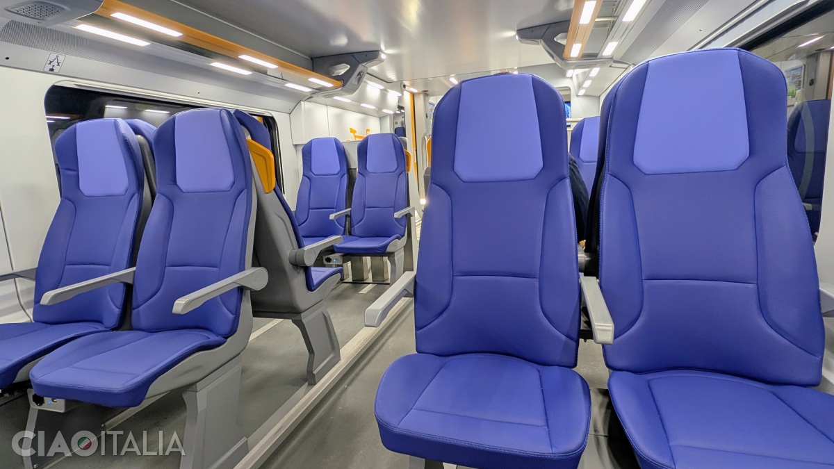Trenurile italiene sunt curate și comode.