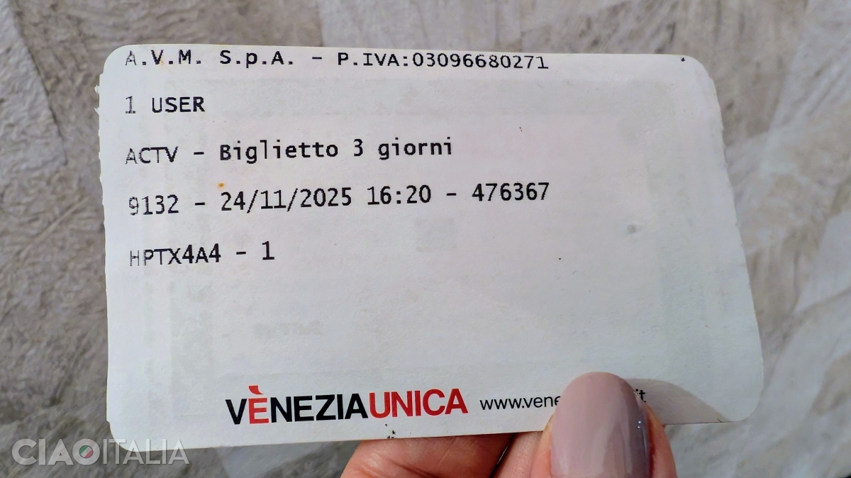 Card de transport ACTV