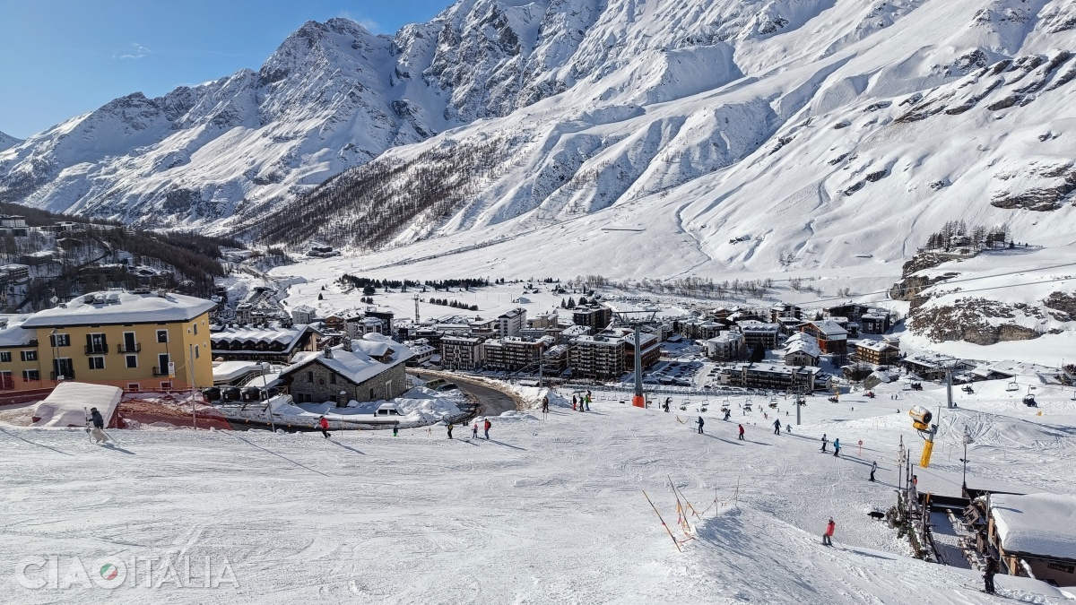 Jos se vede Cervinia.