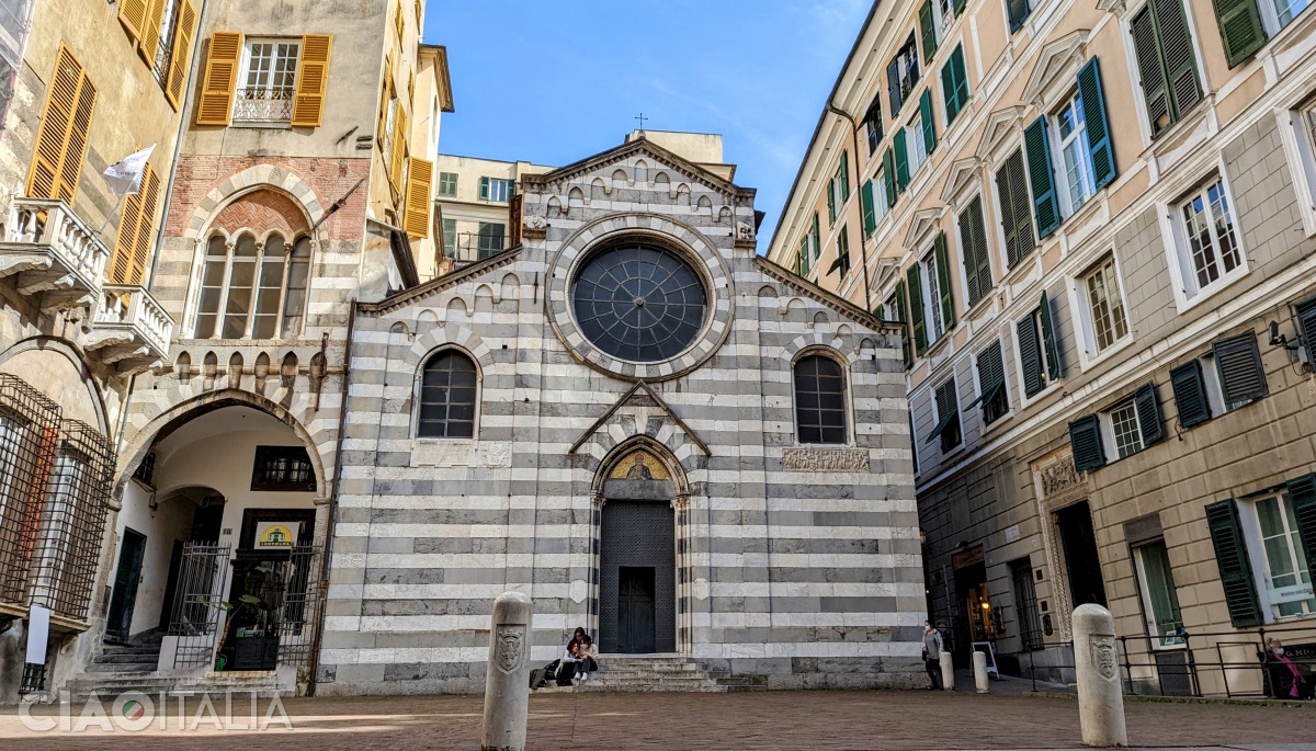 Biserica San Matteo din centrul istoric al Genovei